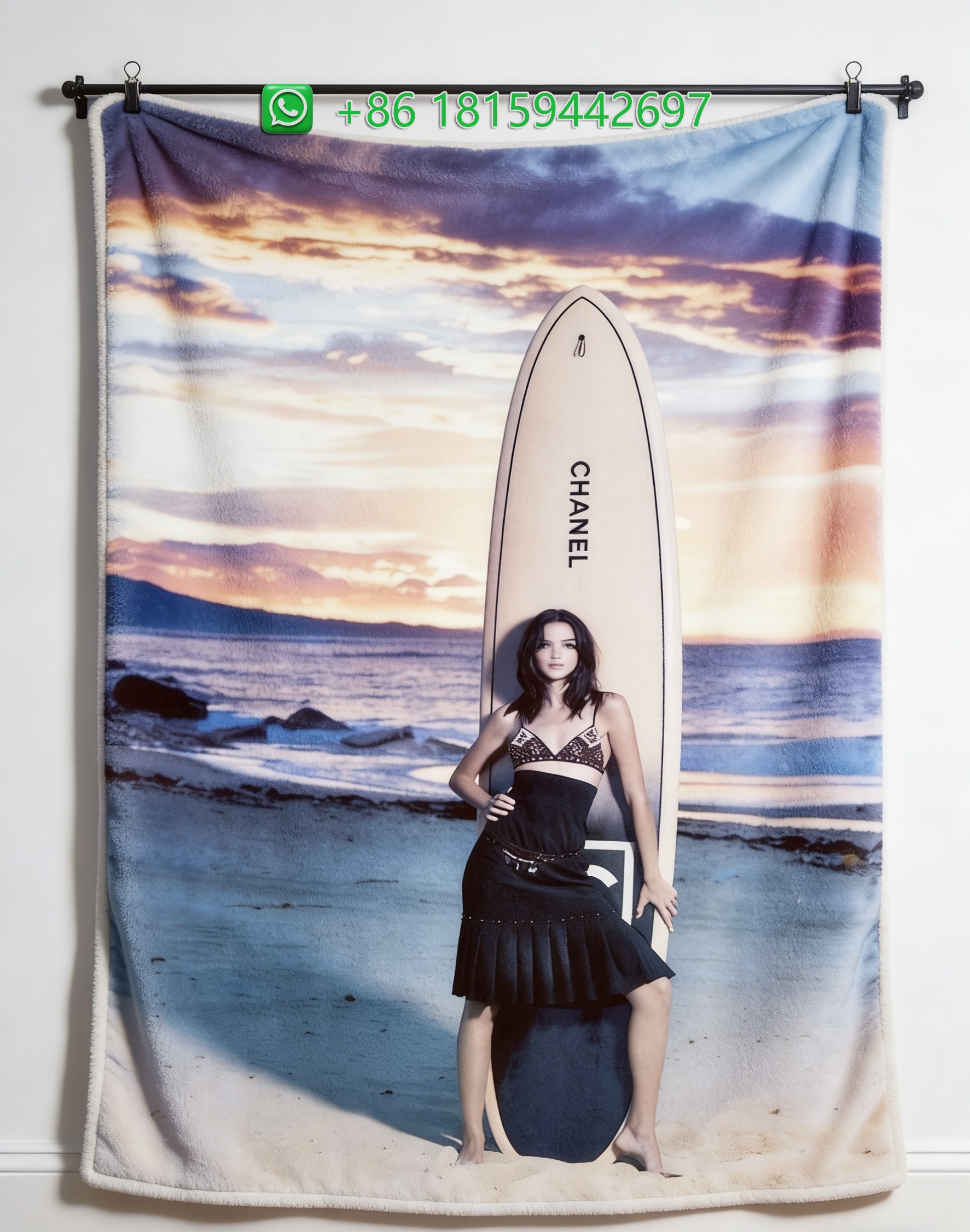 Chanel Throw Blankets